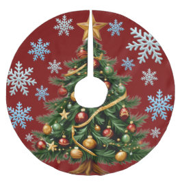 Christmas Tree Snowflake Tree Skirt Kerstboom Rok