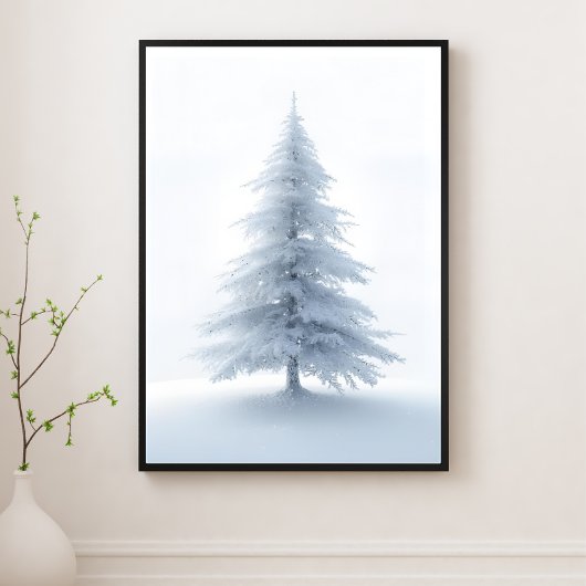 Christmas Tree Wall Art Poster