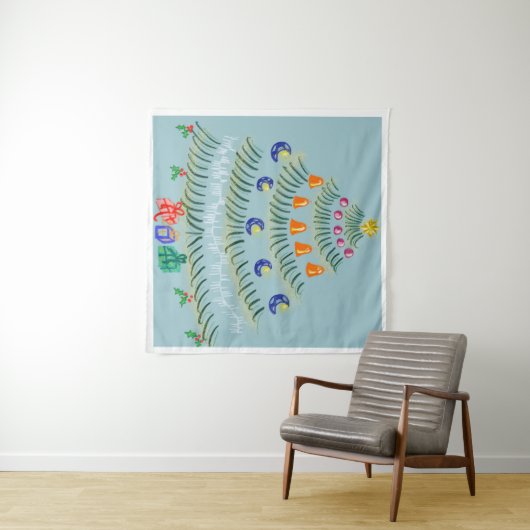 Christmas tree wandkleed (In Situ (horizontaal))