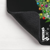 Christmas Tree Weed Leaf Pot Thc Gift Tee  Muismat (Hoek)