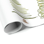 CHRISTMAS TREE WRAPPING PAPER CADEAUPAPIER (Rol Hoek)