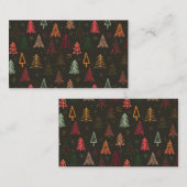Christmas Trees 4 Visitekaartje (Voorkant / Achterkant)