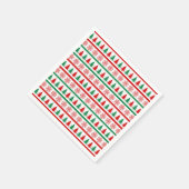 Christmas Trees and Snowflakes Print Paper Napkins Servet (Hoek)