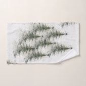 Christmas trees in the Woods (Serviette à main)