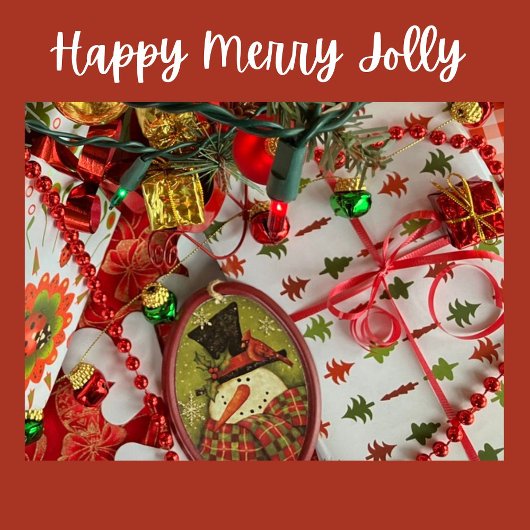 Christmas Trees Red White Green 3 Inpakpapier Vel