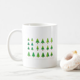 Christmas Trees Set | Festive Xmas Holiday Koffiemok