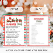 Christmas Trivia Game Feestdagenkaart