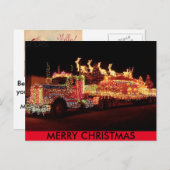 Christmas Truck Briefkaart (Voorkant / Achterkant)