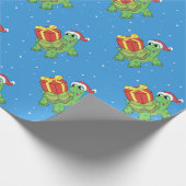 Christmas turtle with the gift cadeaupapier (Hoek)