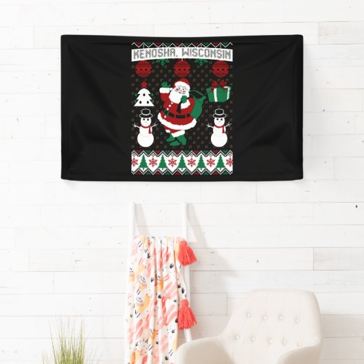 Christmas Ugly Sweater Kenosha Wisconsin Spandoek (Insitu)