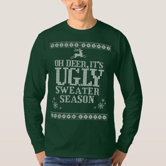 Christmas Ugly Sweater T-Shirt (Devant)