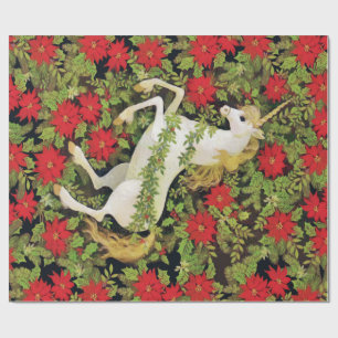 Christmas Unicorn Cadeaupapier