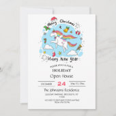 Christmas Unicorn Kaart (Voorkant)