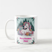 Christmas Unicorn Mug (Gauche)