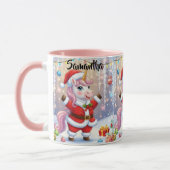 Christmas Unicorn Mug (Gauche)