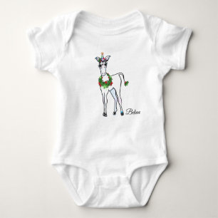 Christmas Unicorn Romper