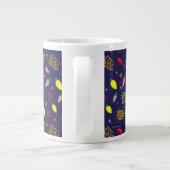 Christmas Vacation | Holiday Pattern Extra Grote Beker (Achterkant)