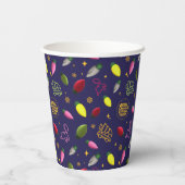 Christmas Vacation | Holiday Pattern Papieren Bekers (Achterkant)