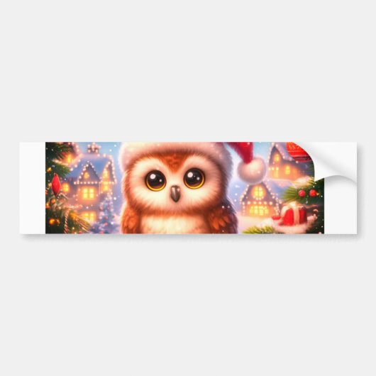 Christmas Vehicle Bumpersticker (Voorkant)