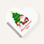 Christmas Version notitieblok Notitieboek (Voorkant)