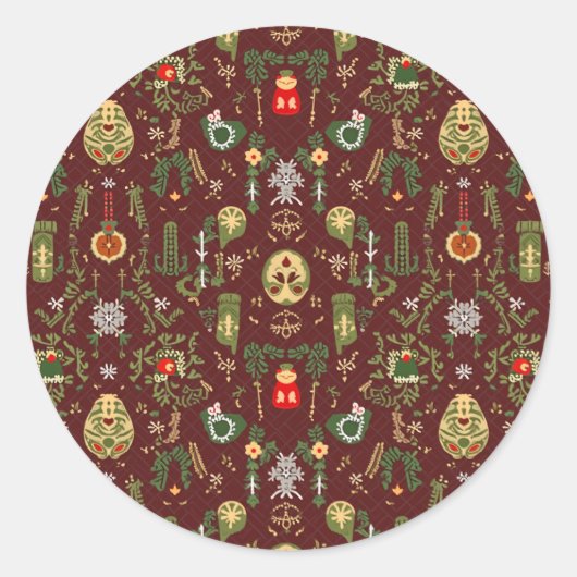 Christmas vibe Sticker (Voorkant)