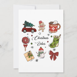 Christmas Vibes Holiday Sticker Pack Kaart
