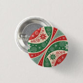 Christmas Vibes Ronde Button 3,2 Cm (Voorkant /achterkant)