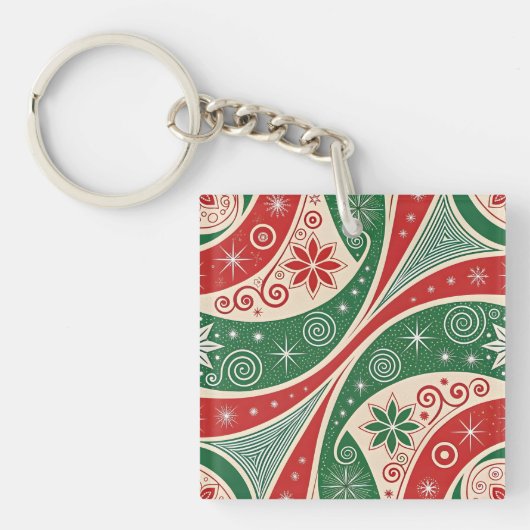 Christmas Vibes Sleutelhanger (voorkant)