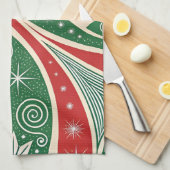 Christmas Vibes Theedoek (Quarter Fold)