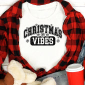 Christmas Vibes  typografie Tri-Blend Shirt