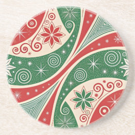 Christmas Vibes Zandsteen Onderzetter