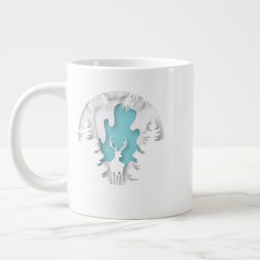 Christmas Village Mug – Cozy Holiday Cocoa & Coffe (Gauche)