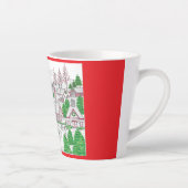 Christmas Village Small Latte Mug Latte Mok (Rechts)