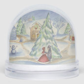 Christmas Village Snow Globe  (Avant)