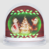 Christmas Vintage Santa Snowglobe (Avant)