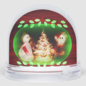 Christmas Vintage Santa Snowglobe (Arrière)