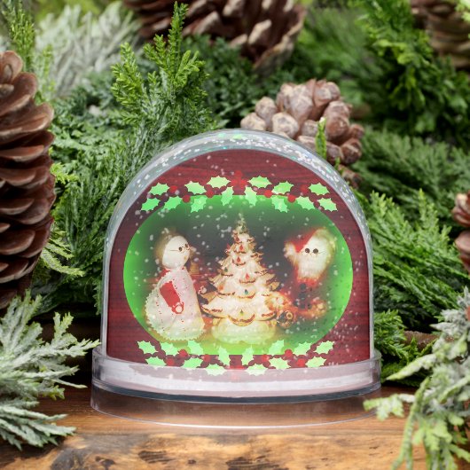 Christmas Vintage Santa Snowglobe (Hiver)