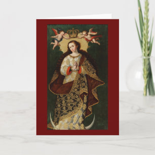 CHRISTMAS VIRGIN FEESTDAGEN KAART