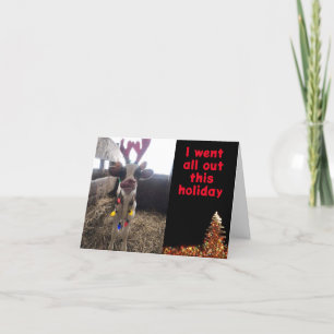 CHRISTMA'S VOOR MIJN LICHAAM **HUSBAND** HOLIDAIRE FEESTDAGEN KAART