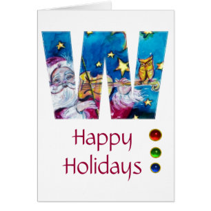 CHRISTMAS W BRIEF/INSPIRED SANTA MONOGRAM