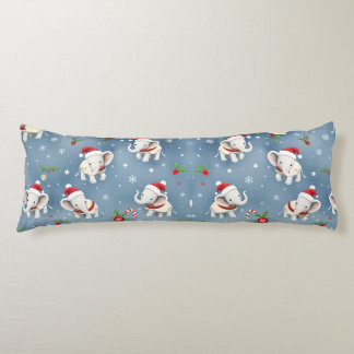 Christmas Wedding Anniversaries Love Elephants Lichaamskussen