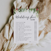 Christmas Wedding Shoe Game Template, Minimalist  Kaart