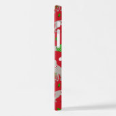 Christmas Weimaraner Dog iPhone Hoesje (Linkerkant)