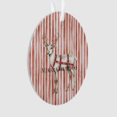 Christmas White Peppermint Deer (devant)