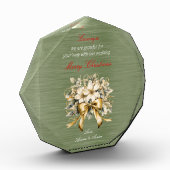 Christmas White Winterberry bruiloft Ornament Fotoblokken (Links)