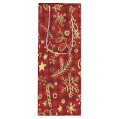 Christmas+wine+bag Wijn Cadeautas (Voorkant)