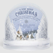 Christmas Winter Fairy Tale, Collies and Lambs - Sneeuwbol (Achterkant)