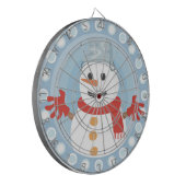CHRISTMAS WINTER SNOWMAN DARTBORD (Voorkant Links)