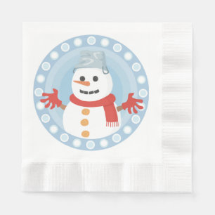 CHRISTMAS WINTER SNOWMAN SERVET