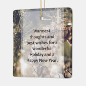 Christmas Wish Keramisch Ornament (Links)